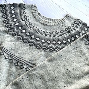 Ladies NWT WEATHERPROOF Nordic Print Crew Neck Sweater XL